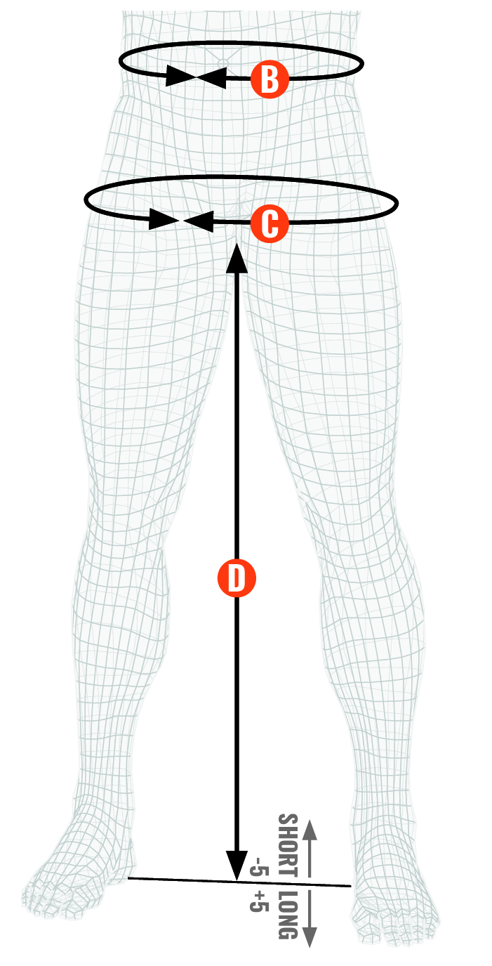stature du corps IXON