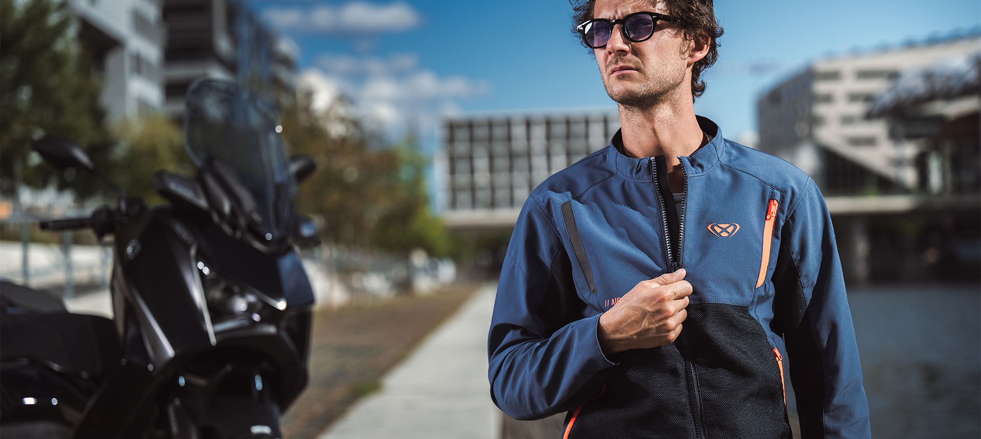 IXON M-NEFTA AIR A　 ハーフメッシュ M-NEFTA AIR A Jacket メンズ - pour moto | Ixon
