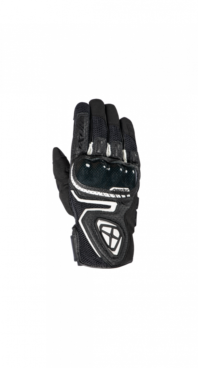 Gants moto chauffants noirs en carbone - Gant Univers