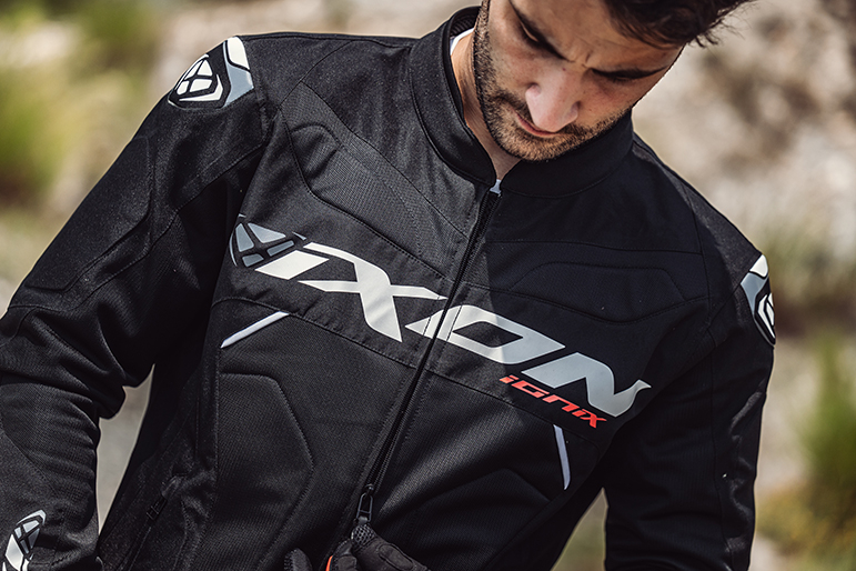 Men's Motorcycle Jacket IONIX: Maximum Ventilation and