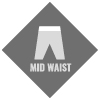 mid waist mid waist